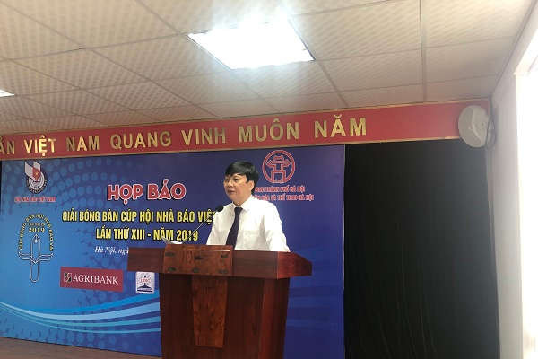 Giải bóng bàn Cúp Hội Nhà báo Việt Nam lần thứ XIII năm 2019: Nói "không" với rác thải nhựa khi thi đấu