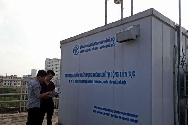 Hà Nội tiếp nhận 18 thiết bị cảm biến quan trắc chất lượng không khí