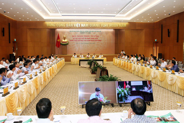 Phó Thủ tướng Vương Đình Huệ chủ trì Hội nghị tín dụng chính sách trong giảm nghèo bền vững