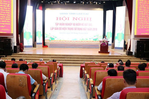 Lào Cai: Tập huấn nghiệp vụ kiểm kê đất đai năm 2019