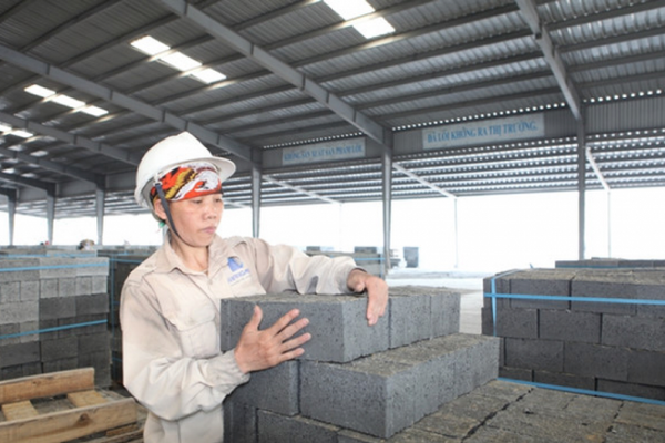 Nhiều giải pháp phát triển vật liệu xây dựng xanh trong sản xuất vật liệu xây dựng ở Việt Nam