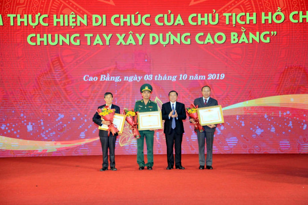 Chương trình “50 năm thực hiện Di chúc của Chủ tịch Hồ Chí Minh, chung tay xây dựng Cao Bằng”