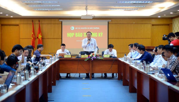 Bộ Tài nguyên và Môi trường họp báo thường kỳ quý III, năm 2019