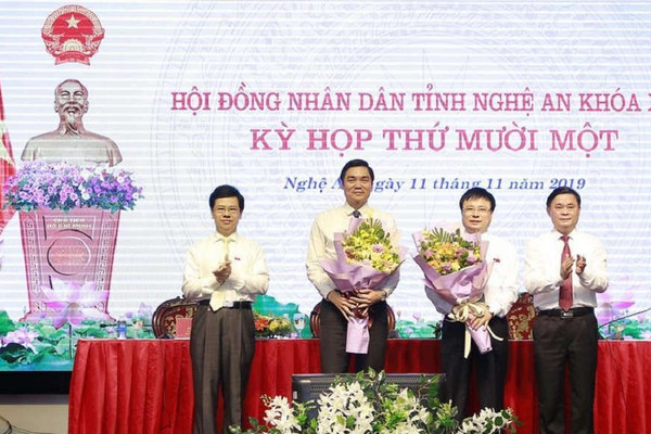 Bầu 2 tân phó chủ tịch UBND tỉnh Nghệ An 