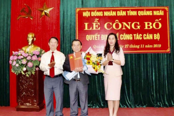 Ông Nguyễn Tấn Đức giữ chức Phó Chủ tịch HĐND tỉnh Quảng Ngãi