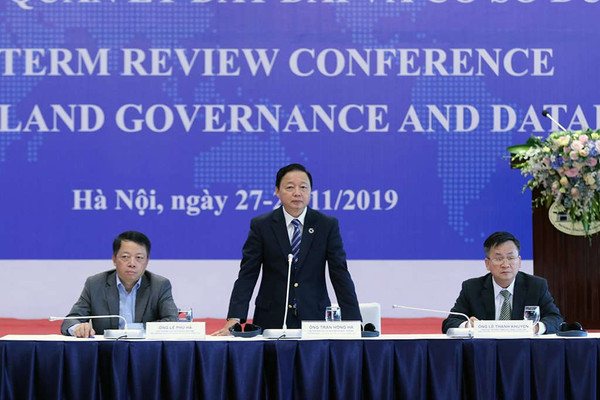 Bộ trưởng Trần Hồng Hà: Tăng cường quản lý đất đai và cơ sở dữ liệu đất đai đến năm 2021