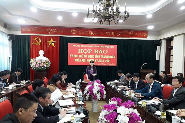 Họp báo công bố nội dung Kỳ họp thứ 10, HĐND tỉnh Thái Nguyên khóa XIII