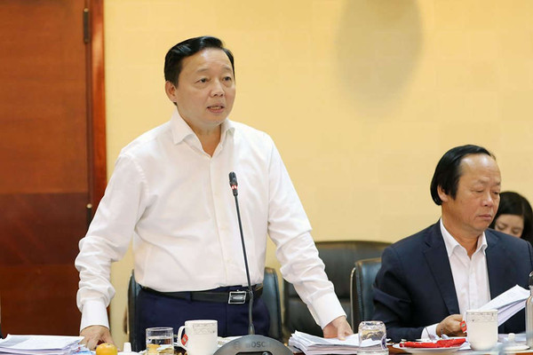 Bộ trưởng Trần Hồng Hà chủ trì họp dự án Luật sửa đổi, bổ sung Luật Bảo vệ môi trường