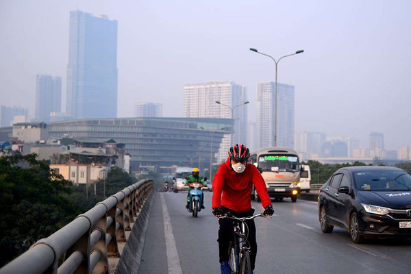 Chất lượng không khí tại Hà Nội ở mức có hại cho sức khỏe