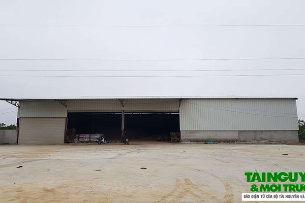 Triệu Sơn (Thanh Hóa): Xây dựng xưởng chế biến than trái phép trên đất thầu khoán