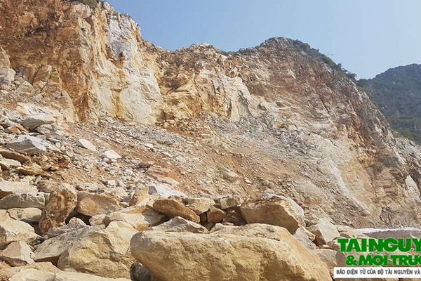 Vĩnh Lộc (Thanh Hóa): Hàng loạt vi phạm tại mỏ đá Doanh nghiệp Hải Sâm
