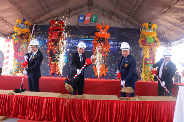 Khởi công xây dựng phân hiệu trường Đại học FPT tại Bình Định