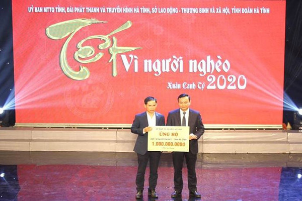 TNG Holdings Vietnam ủng hộ người nghèo Hà Tĩnh 1 tỉ đồng