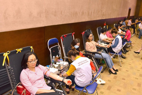 Tập đoàn Geleximco tổ chức hiến máu tình nguyện: Niềm vui từ lòng nhân ái