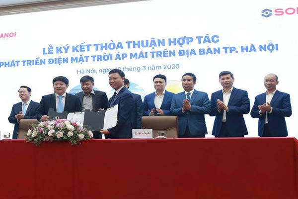 Sơn Hà hợp tác cùng EVN Hà Nội phát triển điện mặt trời áp mái