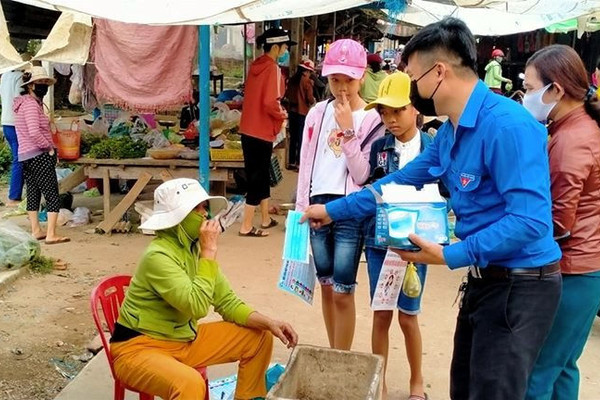 Thăng Bình (Quảng Nam): Tích cực tuyên truyền phòng chống dịch bệnh Covid-19