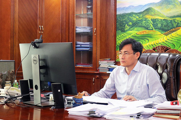 Thứ trưởng Trần Quý Kiên họp trực tuyến về tiến độ thực hiện dự án WB9