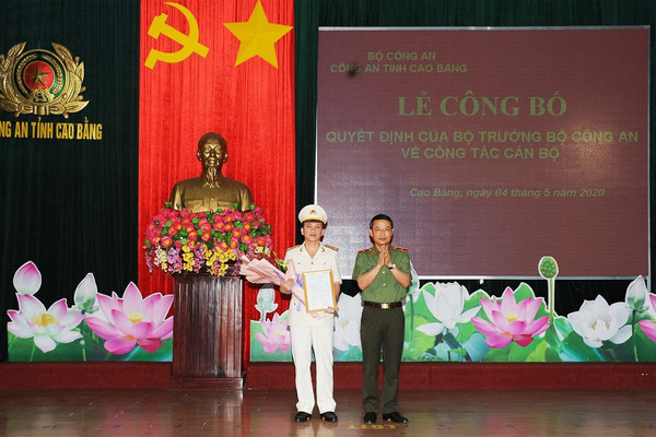 Cao Bằng có tân Phó Giám đốc Công an tỉnh