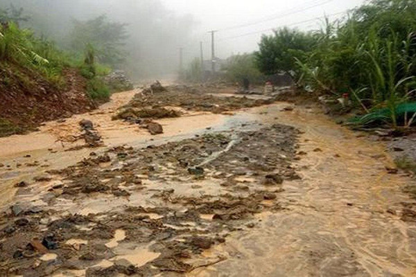 Cảnh báo lũ quét, sạt lở đất trên khu vực Lào Cai, Thái Nguyên, Phú Thọ, Yên Bái và Vĩnh Phúc