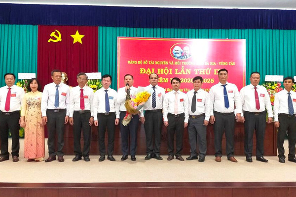 Đại hội Đảng bộ Sở TN&MT tỉnh Bà Rịa - Vũng Tàu nhiệm kỳ 2020 - 2025