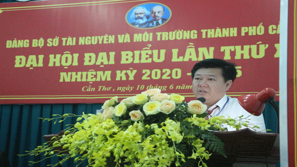 Đại hội Đảng bộ Sở TN&MT TP. Cần Thơ nhiệm kỳ 2020 -2025 thành công tốt đẹp