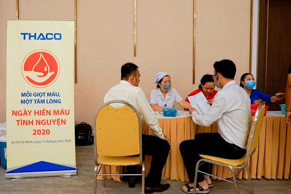 THACO tổ chức hiến máu nhân đạo lần thứ 14 trên toàn quốc