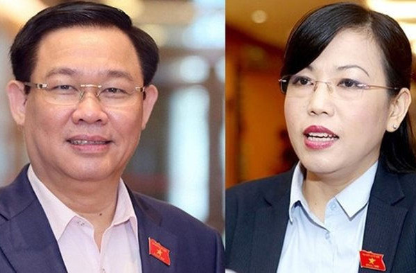 Quốc hội đồng miễn nhiệm Phó Thủ tướng Vương Đình Huệ và bà Nguyễn Thanh Hải