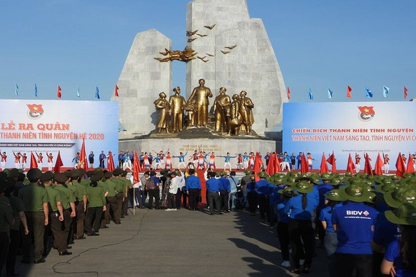 Quảng Bình: Ra quân Chiến dịch Thanh niên tình nguyện hè 2020