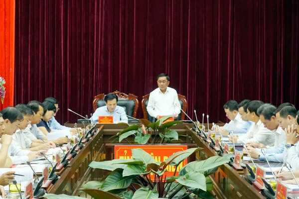 Bí thư Trung ương Đảng, Chủ nhiệm Ủy ban Kiểm tra Trung ương Trần Cẩm Tú kiểm tra công tác chuẩn bị Đại hội tại tỉnh Điện Biên