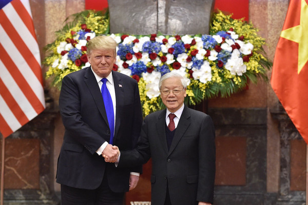 Tổng Bí thư, Chủ tịch nước Nguyễn Phú Trọng và Tổng thống  Donald Trump chúc mừng 25 năm quan hệ ngoại giao Việt Nam - Hoa Kỳ