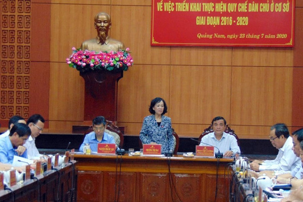 Tăng cường thực hiện quy chế dân chủ ở cơ sở tại tỉnh Quảng Nam
