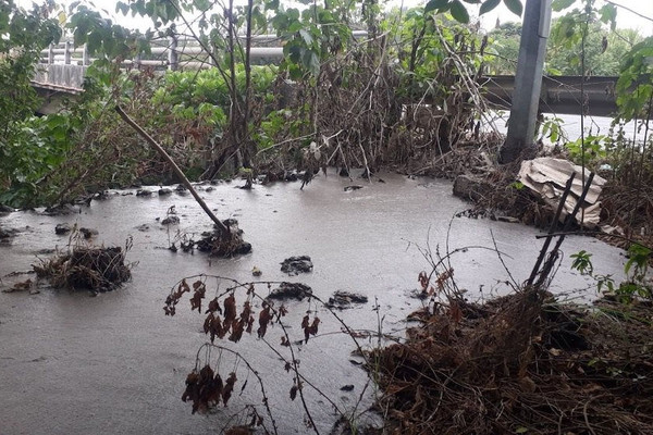 Hoài Đức - Hà Nội: Cầu Đào Nguyên lại ngập ngụa chất thải phân bùn bể phốt