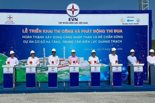 Phát động thi đua hoàn thành Dự án cơ sở hạ tầng Trung tâm Điện lực Quảng Bình