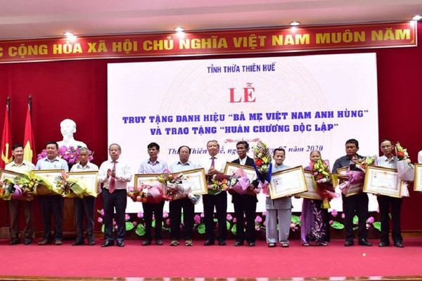 Thừa Thiên Huế: Truy tặng danh hiệu “Bà mẹ Việt Nam anh hùng” cho 12 mẹ