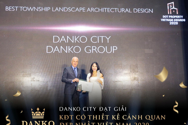 DOT Property Vietnam Awards 2020 - Danko City Thái Nguyên giành giải thưởng Dự án KĐT có thiết kế cảnh quan đẹp nhất Việt Nam