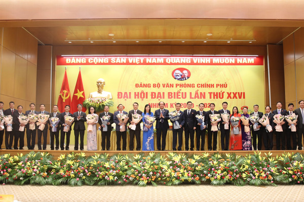 25 đồng chí được bầu vào BCH Đảng bộ Văn phòng Chính phủ nhiệm kỳ 2020-2025