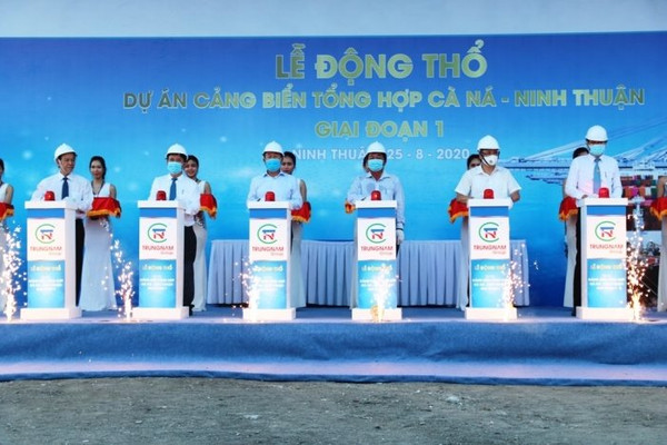 Trungnam Group động thổ dự án Cảng biển tổng hợp Cà Ná – Ninh Thuận