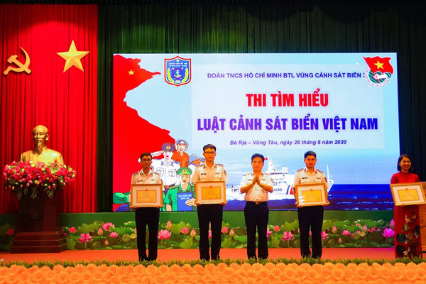 Tuổi trẻ Bộ Tư lệnh Vùng Cảnh sát biển 3 thi tìm hiểu về Luật Cảnh sát biển Việt Nam