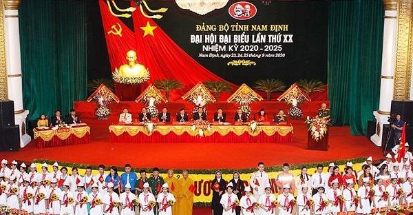 Khai mạc Đại hội đại biểu Đảng bộ tỉnh Nam Định lần thứ XX, nhiệm kỳ 2020 - 2025