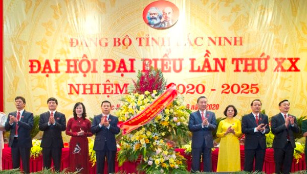 Trọng thể khai mạc Đại hội đại biểu Đảng bộ tỉnh Bắc Ninh lần thứ XX