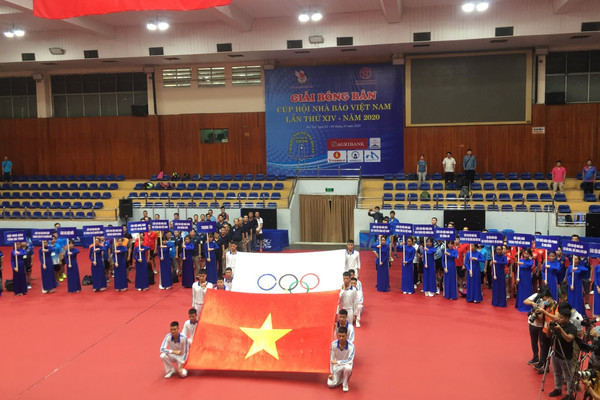Khai mạc Giải bóng bàn Cúp Hội Nhà báo Việt Nam lần thứ XIV - năm 2020