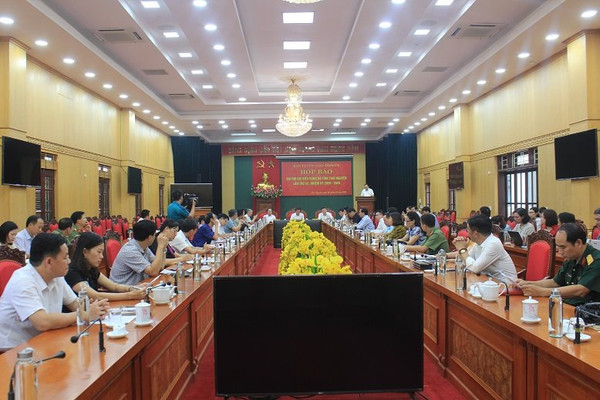 Thái Nguyên: Họp báo Đại hội Đảng bộ tỉnh lần thứ XX, nhiệm kỳ 2020-2025