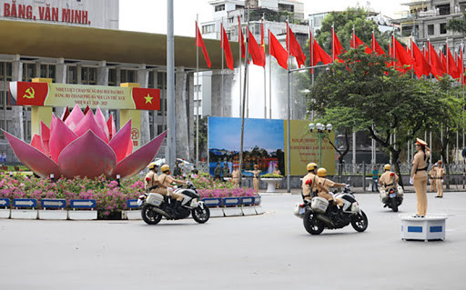 Hà Nội tạm cấm một số tuyến đường phục vụ Đại hội Đảng bộ TP