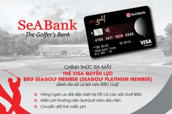 SeABank và BRG Group ra mắt thẻ cao cấp dành riêng cho hội viên BRG Golf