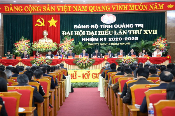 Khai mạc Đại hội Đại biểu Đảng bộ tỉnh Quảng Trị nhiệm kỳ 2020 - 2025