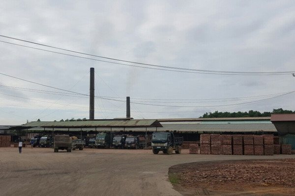 Thái Nguyên: Nhà máy gạch tuynel HTX Phấn Mễ tiêu thụ “đất tặc”