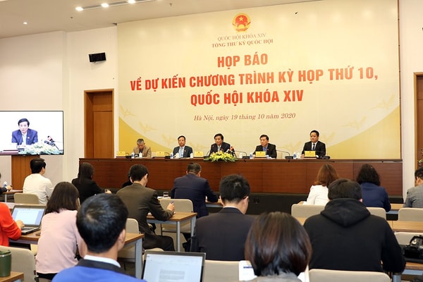 Ngày 20-10 khai mạc kỳ họp thứ 10, Quốc hội khoá XIV