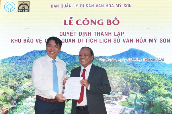Quảng Nam: Thành lập Khu bảo vệ cảnh quan di tích lịch sử văn hóa Mỹ Sơn 