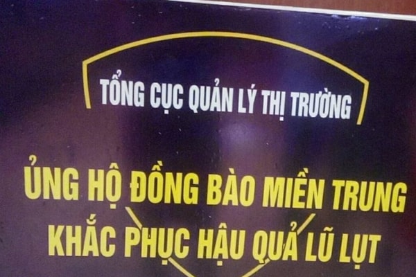 Tổng cục QLTT phát động được gần 1,6 tỷ đồng ủng hộ đồng bào miền Trung