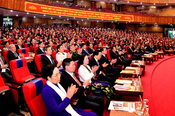 Khai mạc Đại hội Đảng bộ tỉnh Hải Dương lần thứ XVII, nhiệm kỳ 2020-2025